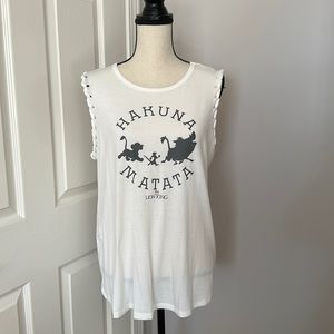 Worn Once! Maurice’s Hakuna Matata (Lion King) Tank Top